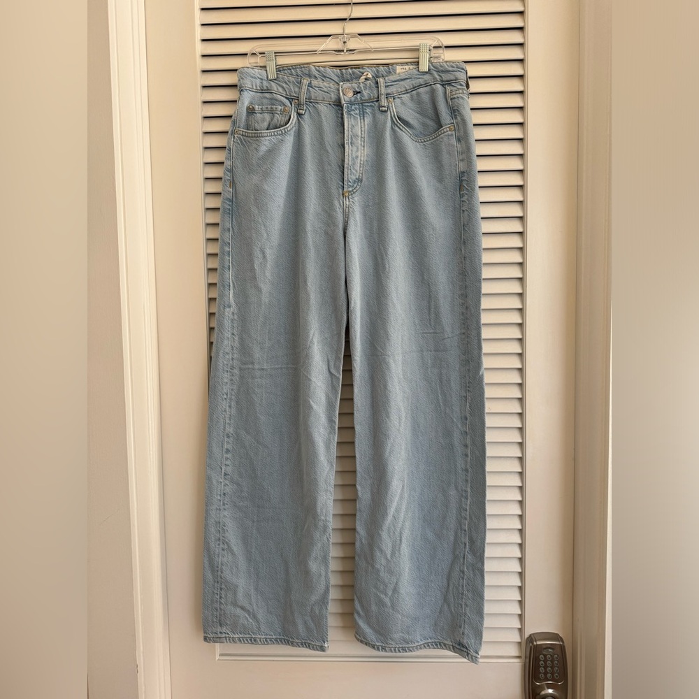 Rag & Bone Jeans Size 30 Light Blue Boyfriend Cut